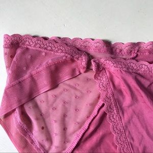 Pink lacy aerie panties